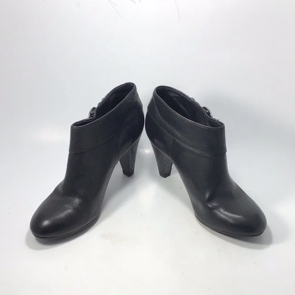 Coach Alexie Matte Calf Ankle Boots Size 7.5 B.